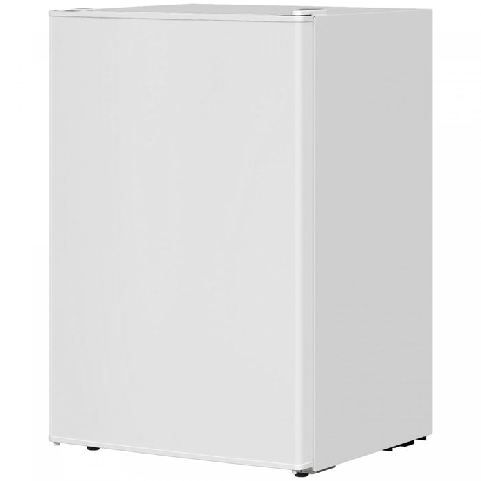 HOMCOM 2.5 Cu Ft Mini Fridge with Freezer, Small Refrigerator, White