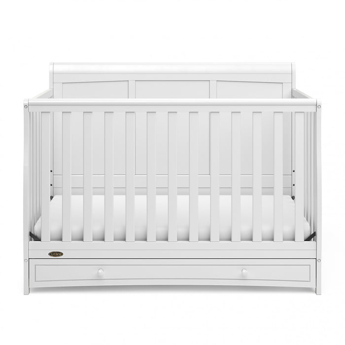 Graco Asheville 4-in-1 Convertible Crib with Drawer - White