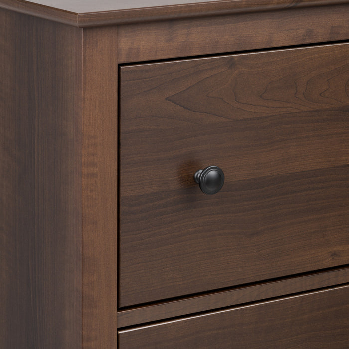 Yaletown 2-Drawer Tall Nightstand - Espresso