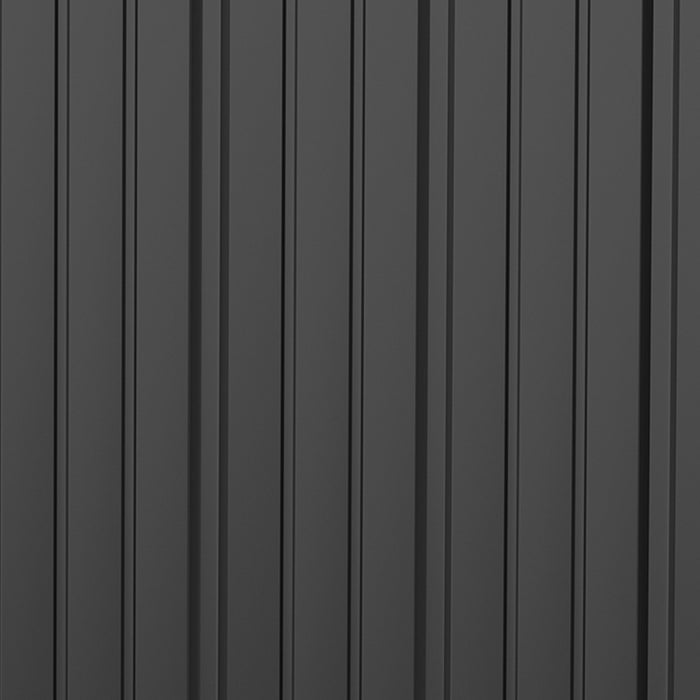 Outsunny 5' X 3' Outdoor Storage Shed, Steel Garden Shed With Single Lockable Door, Tool Storage House For Backyard, Patio, Lawn, Charcoal Grey