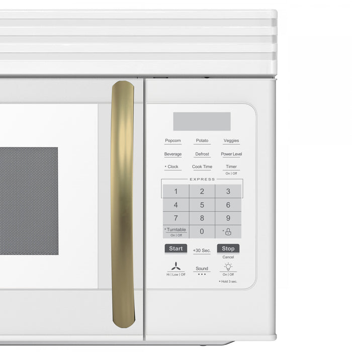 Forno Scalo 30-Inch Over the Range Microwave, White, 1.6 cu.ft - FOTR3007-30WHT
