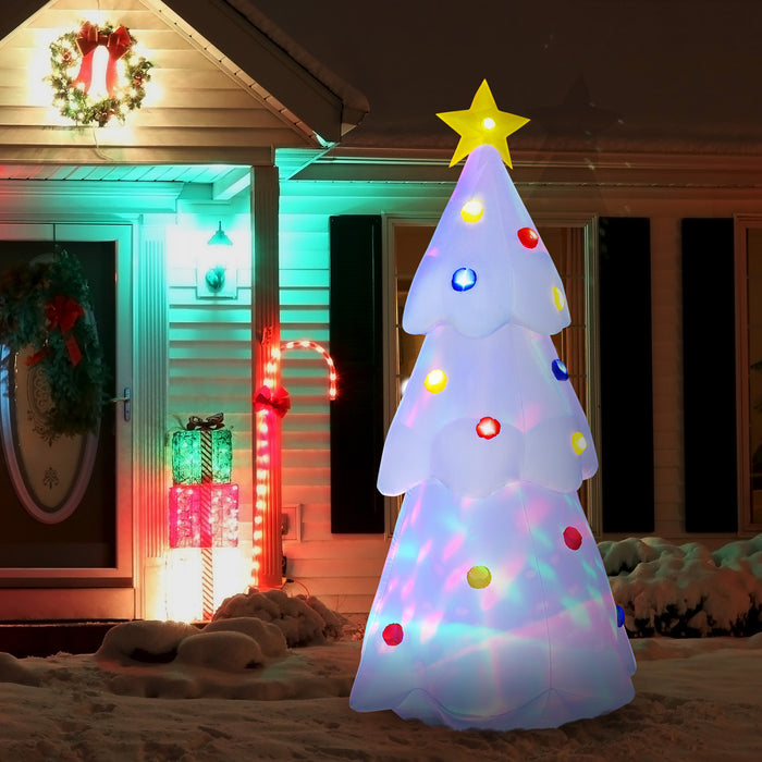 Homcom 8ft Tree Inflatable Christmas Decoration