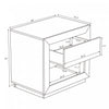 Soren Contemporary 26" Nightstand in Whitewashed Oak (1-Drawer) | Table de nuit contemporaine Soren 26" en chene blanchi (1 tiroir)