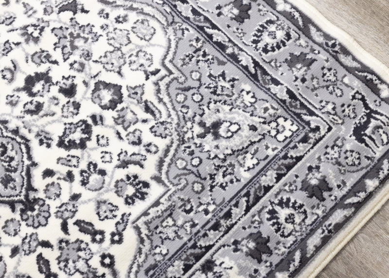 Florence Classic Border Area Rug - 4'7\" x 6'7\"