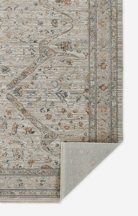 Margaux Traditional 5'3\" x 7'7\" Area Rug in Ivory Indoor Area Rug