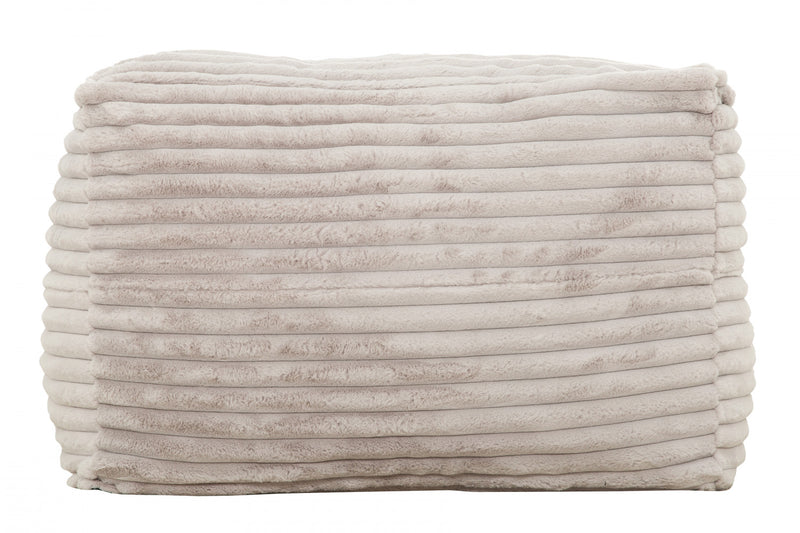 Sealy Redd Corduroy High Density Foam Bean Bag Sofa Chair - Taupe