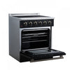 Forno Galiano 30 Inch Freestanding Electric range, 4 radiant burners, 4.32 cu.ft, Black - FFSEL6083-30BLK Electric Range | Cuisiniere electrique Galiano de 30 po, 4 foyers radiants, 4,32 pi³, noir – FFSEL6083-30BLK