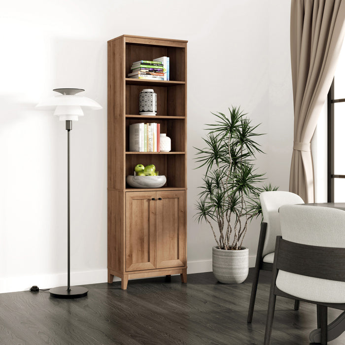 Prepac Yaletown Bookcase - Natural Oak