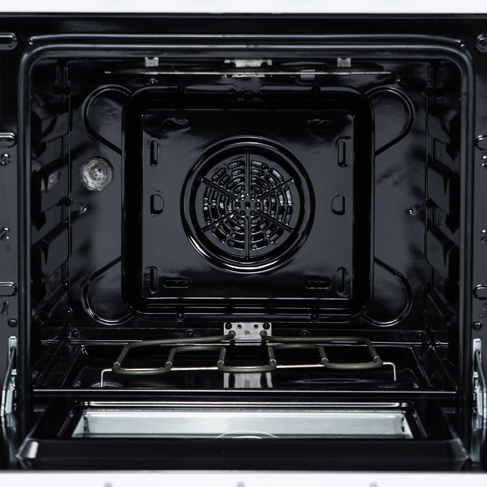 Forno Loiano 24 Inch Freestanding Electric Range in White, 2.3 cu.ft. with Storage Drawer - FFSEL6099-24WHT