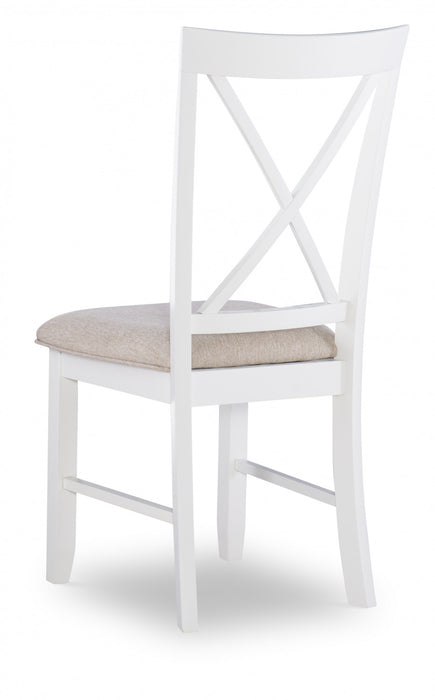Jane Fabric Brown Dining Chair - Set of 2