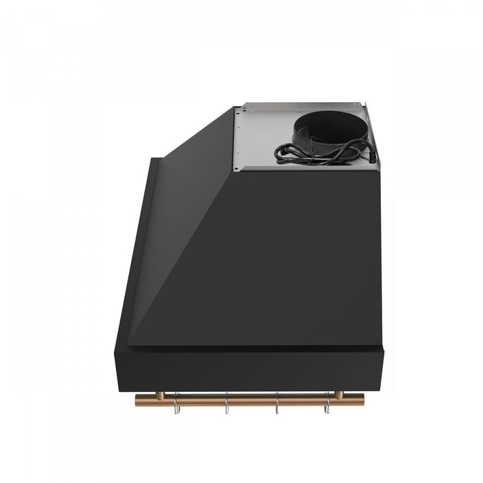 Forno Venezia 30 Inch Wall-Mounted Range Hood, Black-FRHWM5503-30BLK