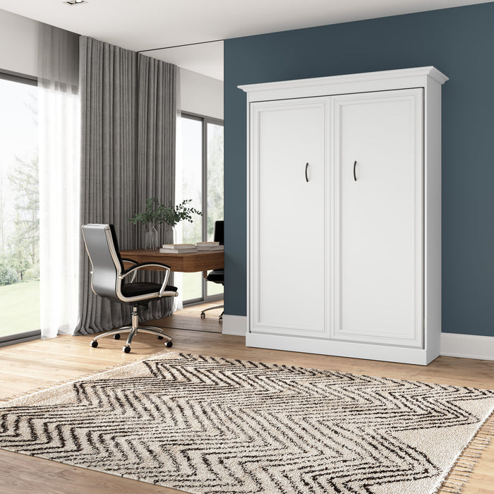 Bestar Versatile 64 W Full Murphy Bed - White