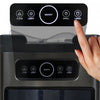 Kenmore Front-Load Countertop Ice Maker 26lb/24hr Black Stainless Steel | Machine a glacons a chargement frontal Kenmore, 26 lb/24 h, acier inoxydable noir