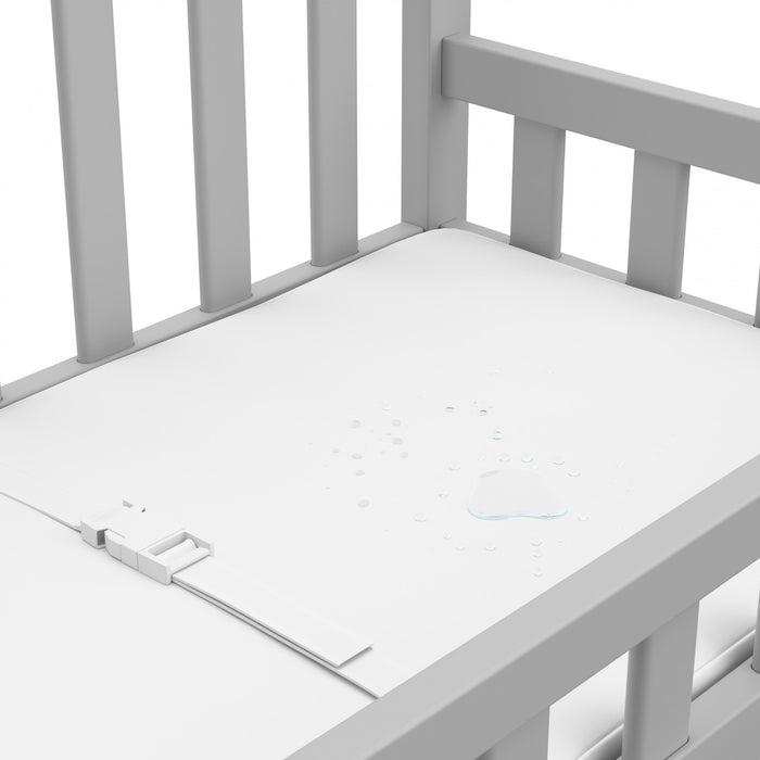 Graco Changing Table with Water-Resistant Changing Pad - Pebble Gray