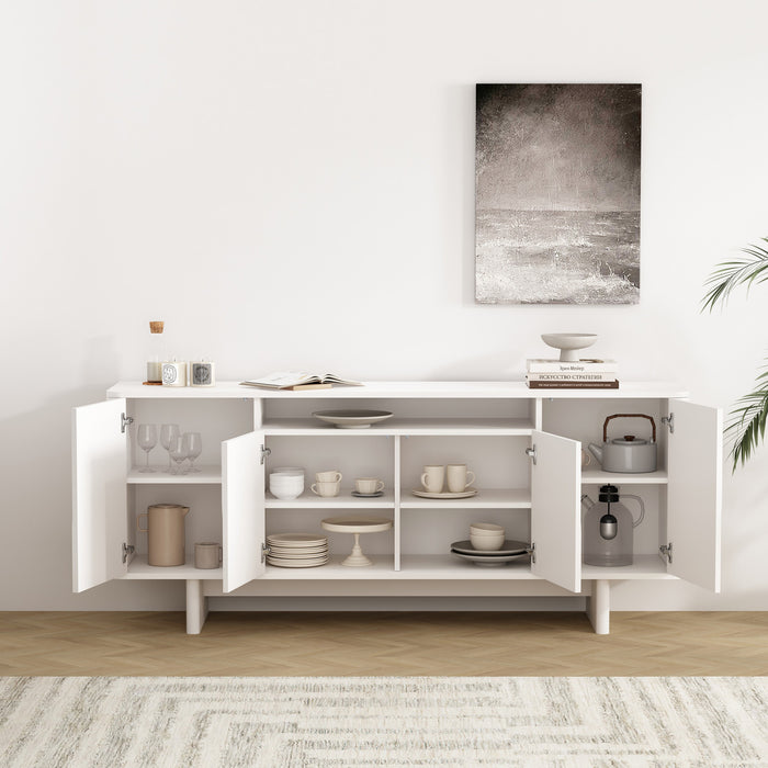 Ella Modern 71\" Sideboard in White