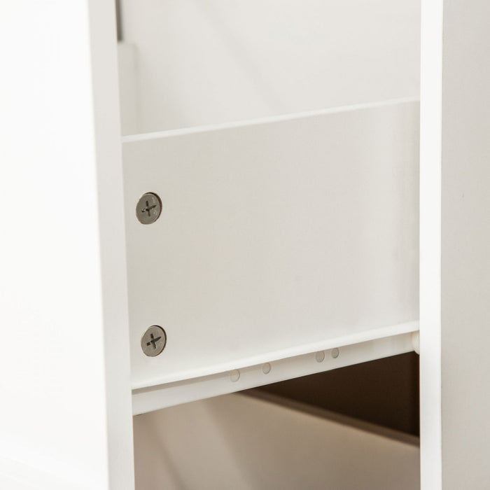 Vinsetto 2-drawer Mobile Office File Cabinet With Lock