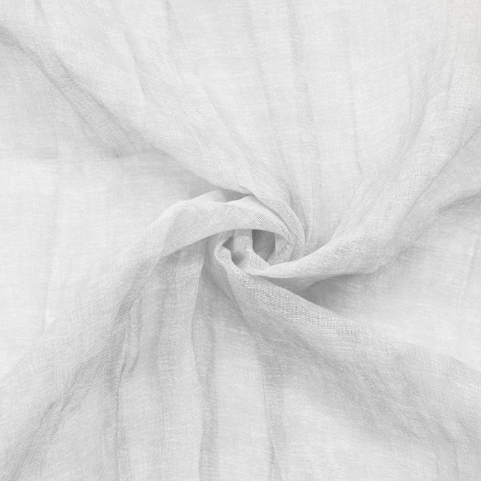 Habitat Paloma Apricot Sheer Dual Header Curtain Panel - 52 x 95