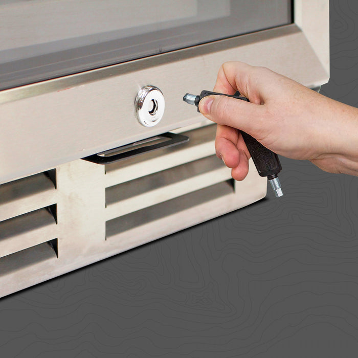 Koolatron 28 Bottle Built-In Compressor Wine Cellar Stainless Steel