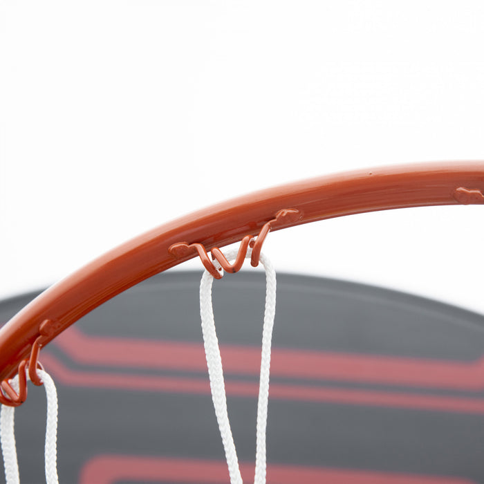 Homcom 7-8.5ft Portable Basketball Hoop With 27.5\" Backboard, Black