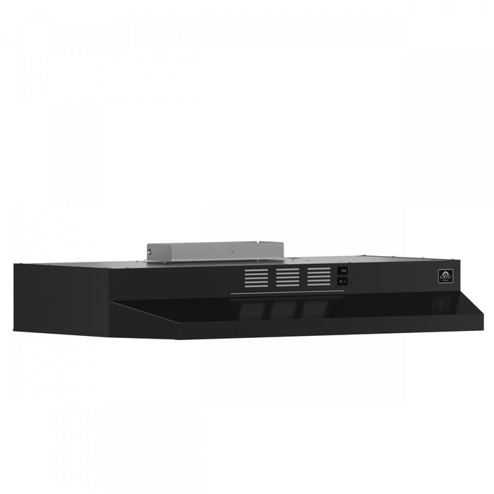 Forno Bari Espresso 30-Inch Under Cabinet Range Hood, White, 600 CFM- FRHUC5255-30WHT