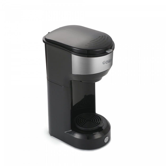 CHM Series Commercial Chef Single Serve Coffee Maker with Filter, CHCM1B, Black