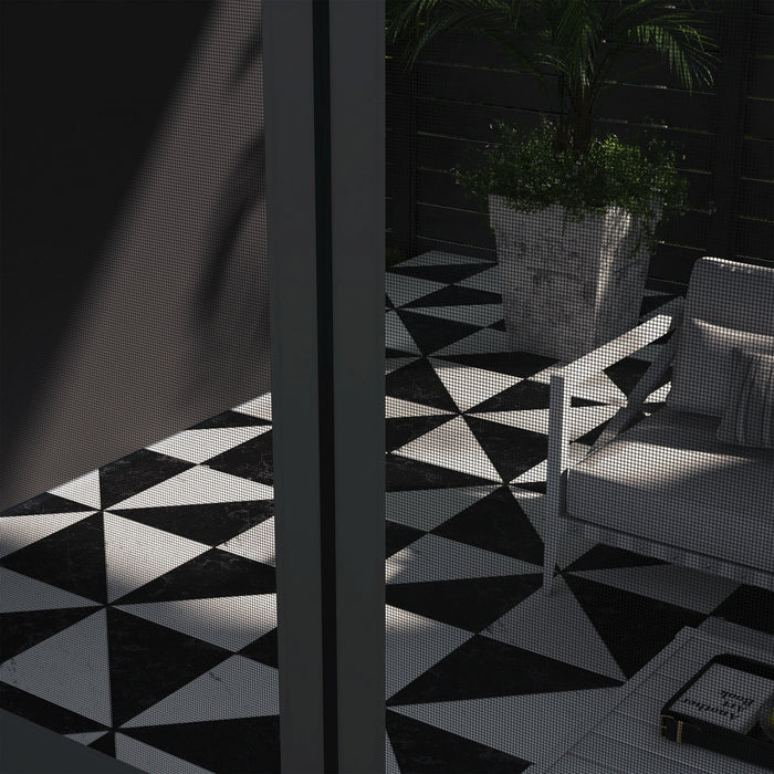 Outsunny 10' X 13' Lean To Outdoor Pergola Canopy With 2 Curtains And 2 Nettings, Wall Mounted Deck Gazebo Outdoor Sun Shade Shelter, Uv Resistant, For Porch, Patio