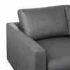 Cleo Contemporary Upholstered Loveseat in Pewter | Canape Loveseat Contemporain Cleo Rembourre en Etain