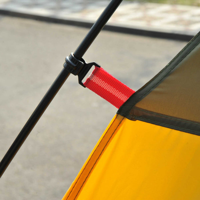 Outsunny 7x7x5.5ft Outdoor Folding Pop Up Beach Tent Sun Shade Shelter Patio Camping Canopy Fast Pitch Tent