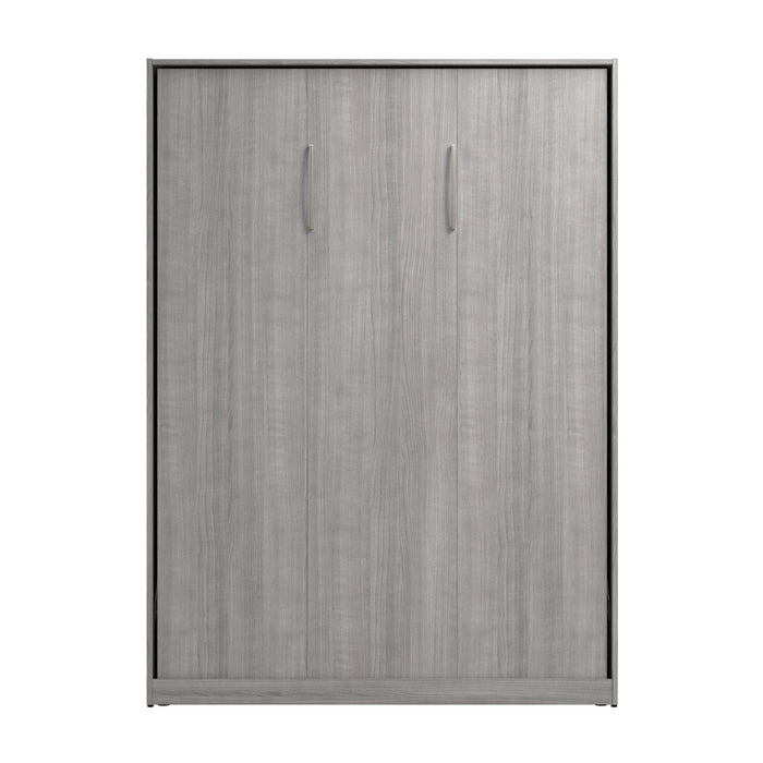 Bestar Claremont Full Murphy Bed - Platinum Grey