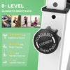 Soozier Foldable Exercise Bike with 8 Levels of Magnetic Resistance, Indoor Stationary Bike, X Bike, LCD Monitor, for Cardio Workout, Green