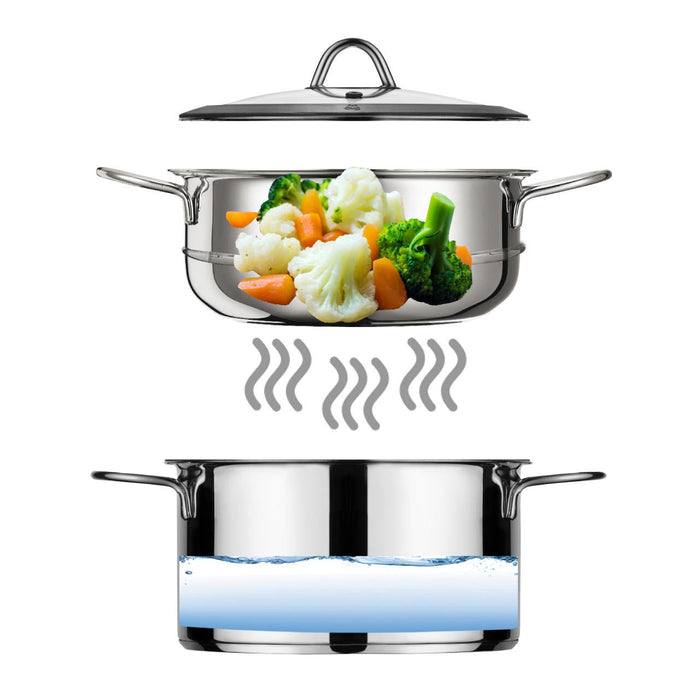 Arimi Milano 7-piece Italian Stainless Steel Cookware Set