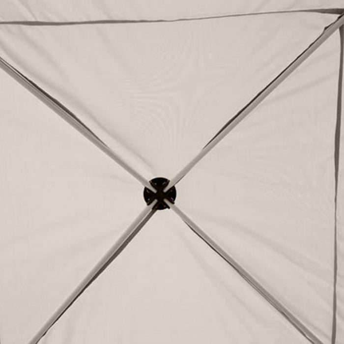 Outsunny 10' X 10' Pop Up Canopy Tent, Foldable Party Tent With Breathable Mesh Sidewalls, Easy Height Adjustable, Carrying Bag For Backyard Garden Patio