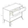 Avira Mid-Century Modern 35" Dresser in Olive Green (3-Drawer) | Commode Avira Mid-Century Modern 89 cm en vert olive (3 tiroirs)