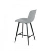 Corbin Mid Grey Upholstered Bar Stool (Set of 2) | Tabouret de bar Corbin rembourre gris moyen (ens. de 2)