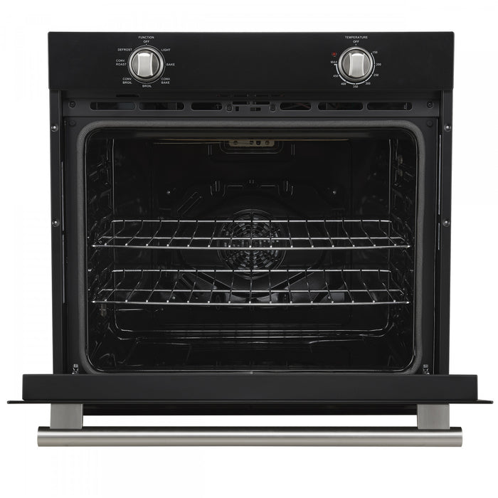 Forno Vomero 30\" Single Wall Oven in Black, 5 cu.ft. Convection Oven - FBOEL1370-30BLK