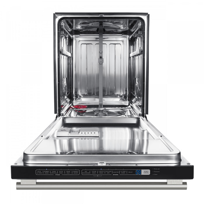 Forno Pozzo 24 in. Built-In Tall Tub Top Control White Dishwasher, 49 dBA - FDWBI8067-24WHT
