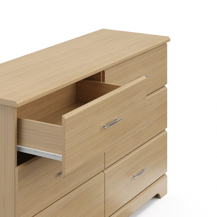 Storkcraft Brookside 6 Drawer Dresser - Driftwood