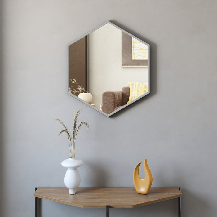 Zona Silver 28\" Mirror