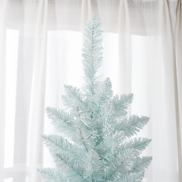 Homcom 7ft Pencil Artificial Christmas Tree With 500 Branches