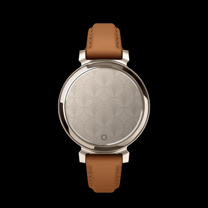 Garmin Lily™ 2 Smartwatch - Health Tracking With Stylish Patterned Lens, Touchscreen - Cream Gold