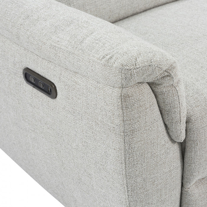 Kellan 36 in. Upholstered Power Recliner Chair - Beige
