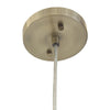 Boden Rattan Pendant Light, Natural & Nickel, 16"D Lamp | Suspension Boden en rotin, fini naturel et nickel, 41 cm (16 po) de diametre