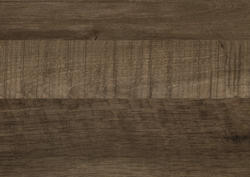 Bassett Writing Desk, Faux Wood & Gunmetal