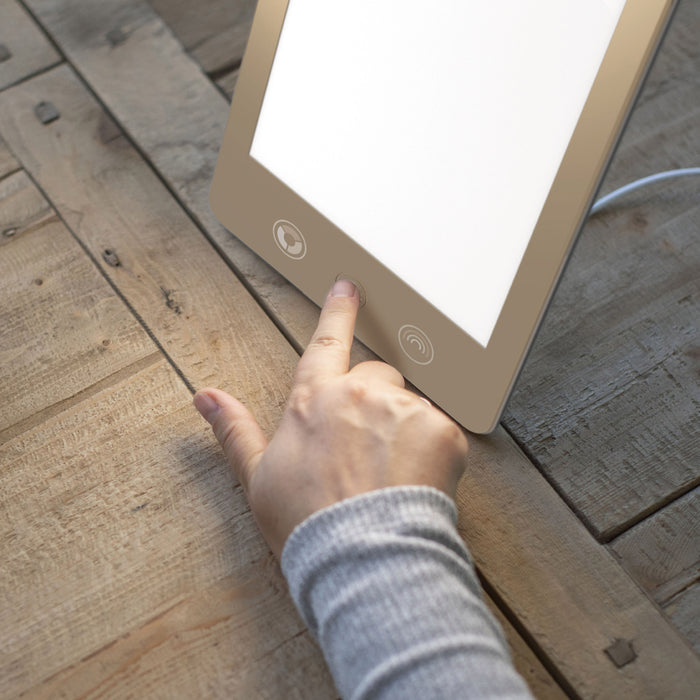 Verilux Happylight Luxe Light Therapy Lamp - Gold