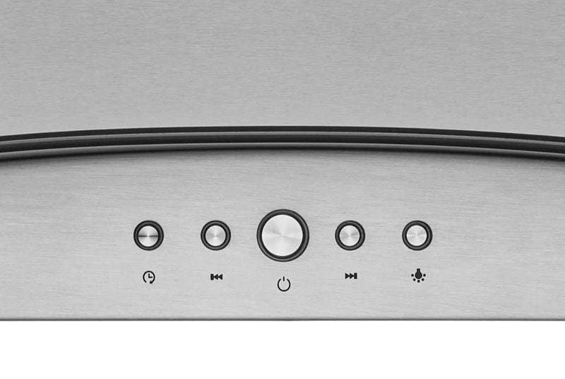 Hauslane 36\" Glass Canopy Island Range Hood - IS-200SS-36