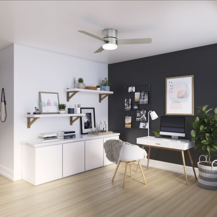 Minimus Ceiling Fan with Light Fixture - Grey