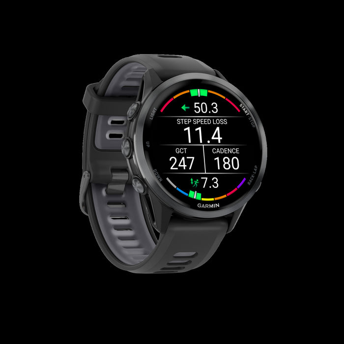Garmin Forerunner 970 Smartwatch 47mm, Amoled, Carbon Gray Titanium, Gps Fitness Tracker, Running, Triathlon, 15-day Battery