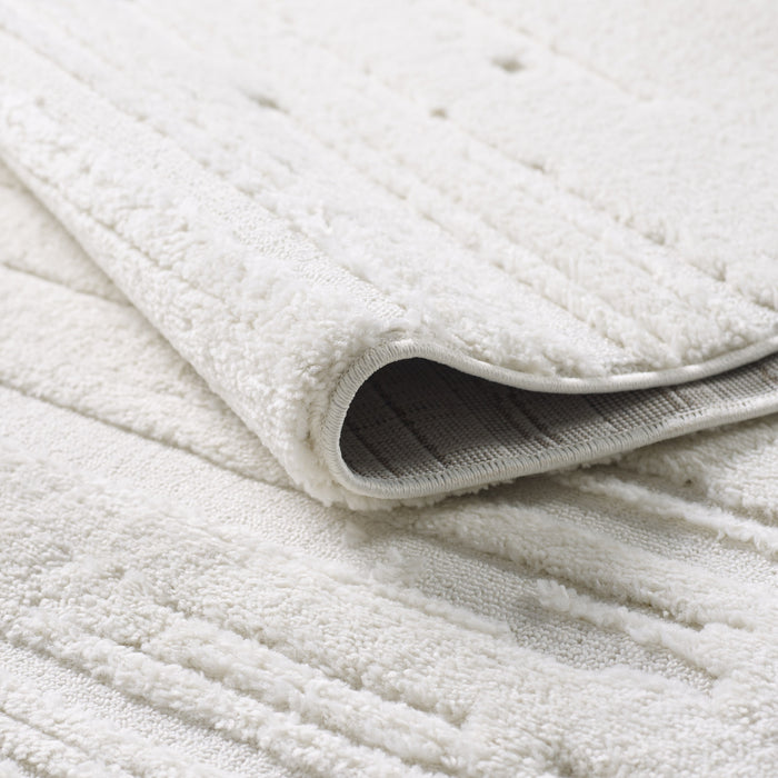 Quinto Cream Waves Shag Area Rug - 2'7\" x 8'