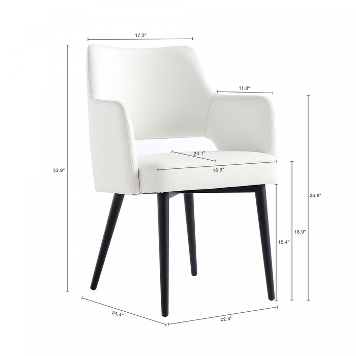 Tremont Modern 6-Piece Dining Chair Set in White