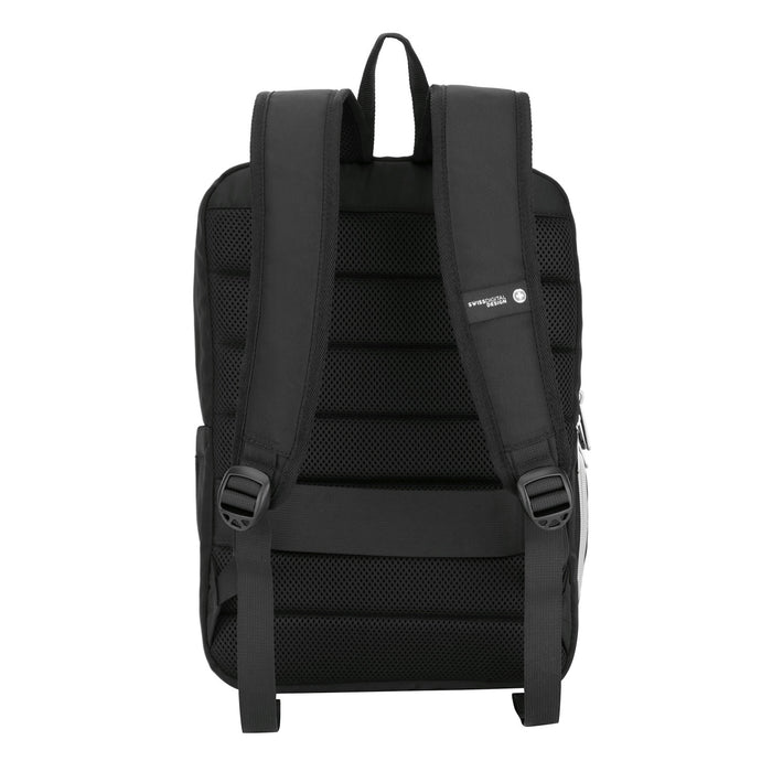 Swissdigital KATY Rose Platinum Backpack – 16\" Laptop Bag, USB Charging, SDD Finder, RFID Protection, Multi-Pockets